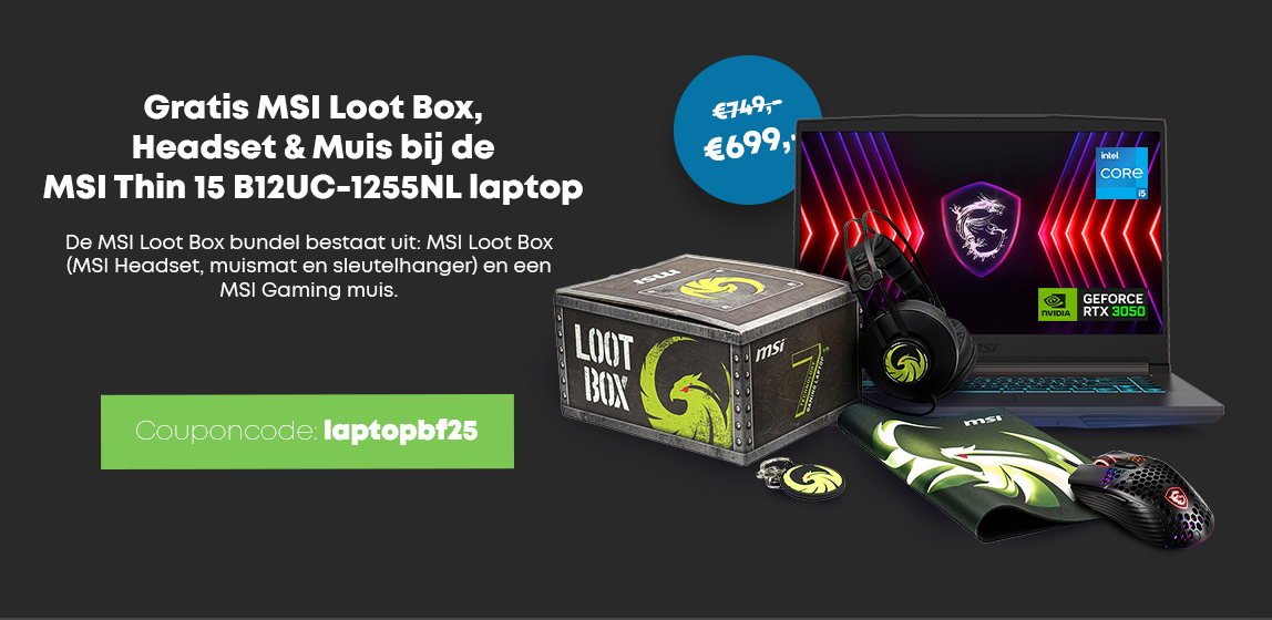 Lees hier de Black Friday actievoorwaarden.