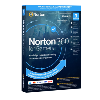 NortonLifeLock  360 for Gamers (1 jaar/3 apparaten)