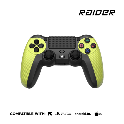 RAIDER PRO Game Controller Wireless BT Yellow