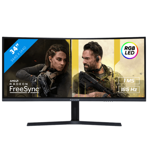 34" RAIDER 165Hz WQHD ULTRA WIDE GAMING
