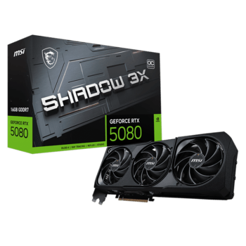 NVIDIA MSI GeForce RTX 5080 16G SHADOW 3X OC