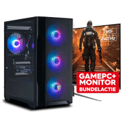 MSI RTX 3050 AMD Game PC + 25 Inch monitor