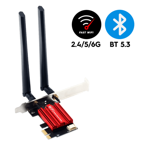 WiFi 7 5400Mbps RAIDER PCI-E + BT